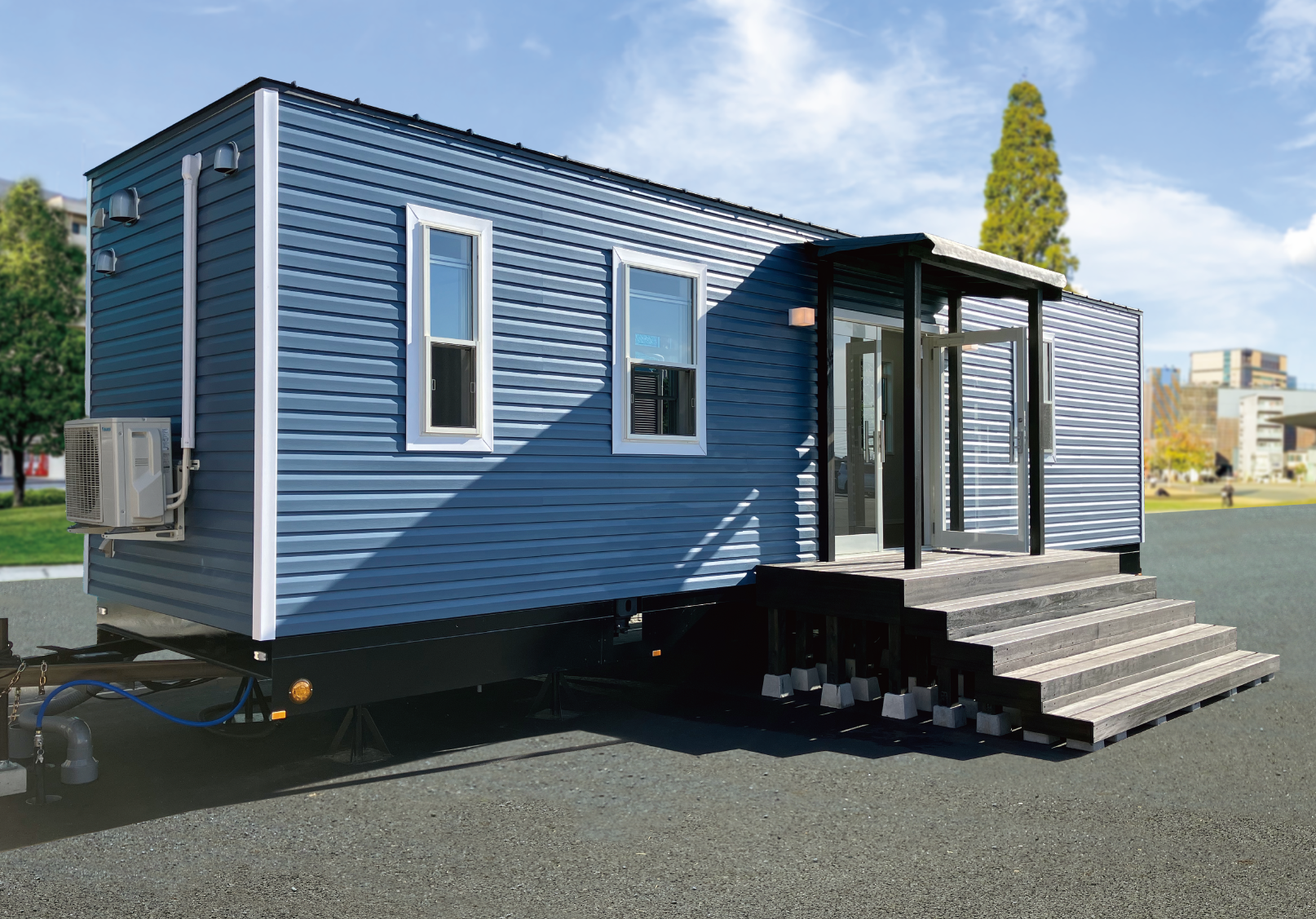 耐久性が高く、手入れが簡単な「樹脂サイディング」も外壁材としてお選びいただけます